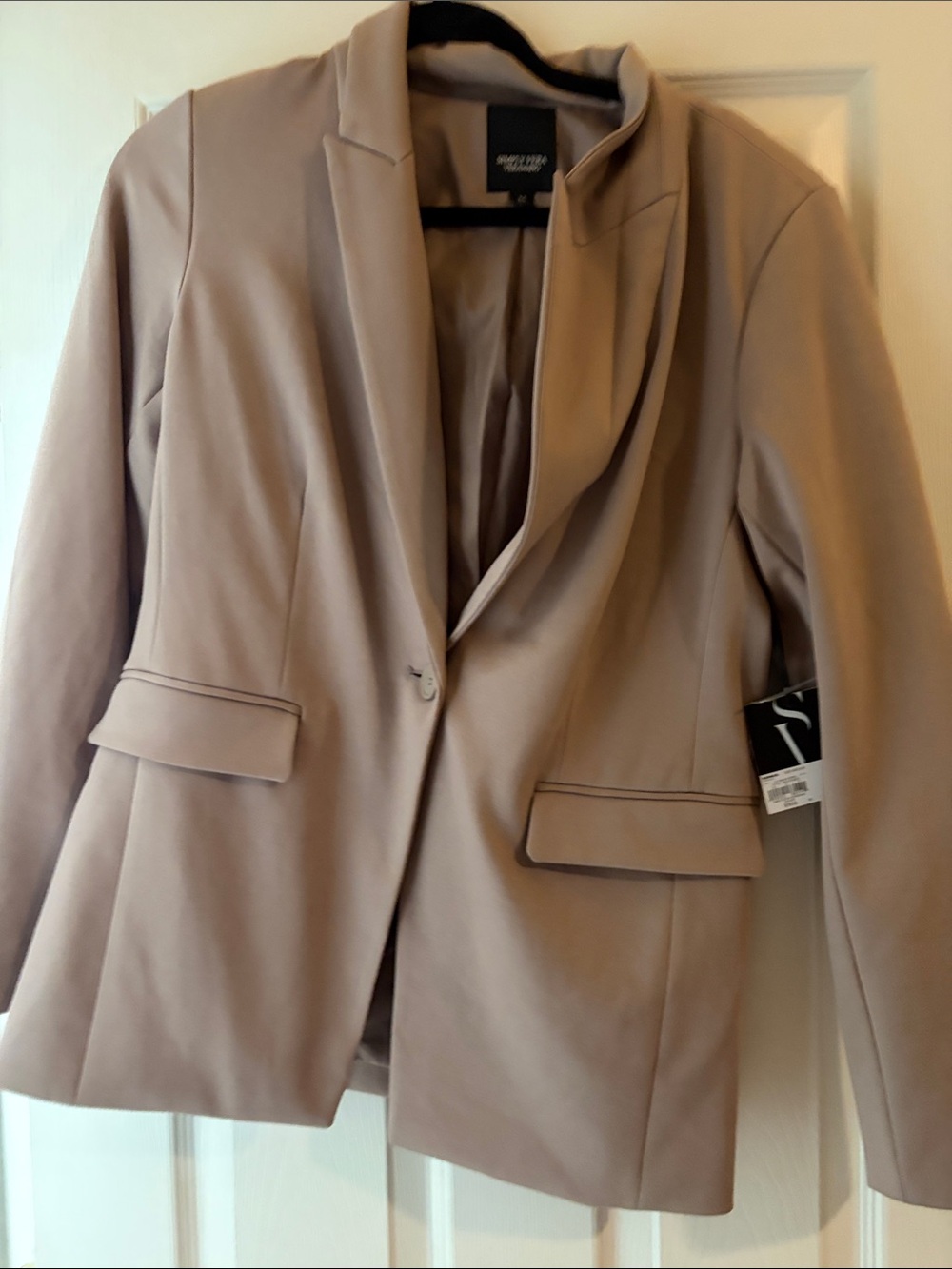 Simply Vera Vera Wang Taupe Blazer